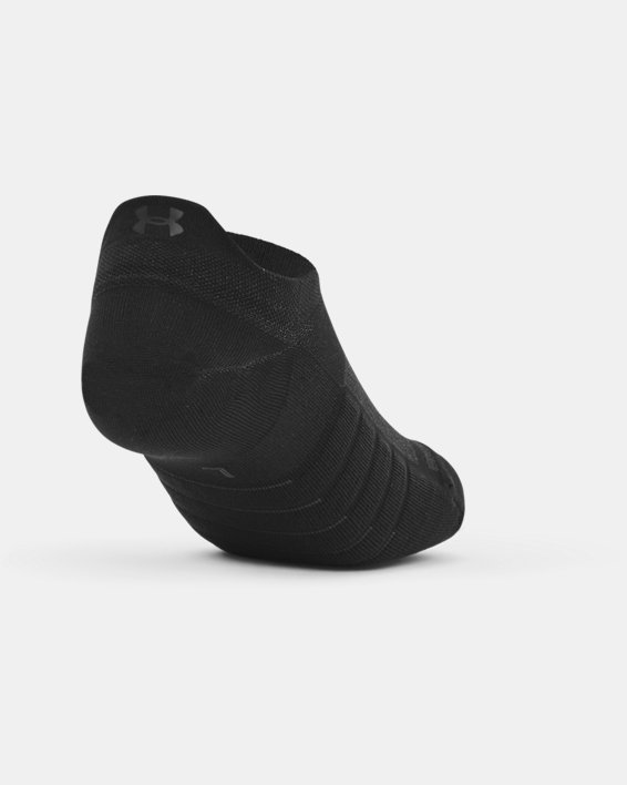 Women's UA Breathe No Show Tab – 3-Pack Socks, Black, pdpMainDesktop image number 2
